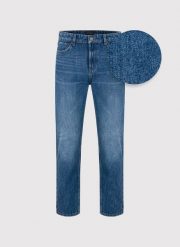 PAKO LORENTE - Klasyczne jeansy męskie. Niebieskie spodnie materiałowe Pako Lorente, na co dzień, l, bez wzorów, z bawełny, casualowe. Za 399.99 zł.