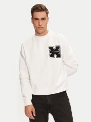 Richmond X Bluza Palmis UMA24034FE Biały Regular Fit. Białe bluzy RICHMOND X, m, bez wzorów, z syntetyku, bez kaptura. Za 519.99 zł.
