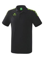 Erima Koszulka polo "Essential 5-C" w kolorze czarnym rozmiar: S. Czarne koszulki polo Erima, s, bez wzorów, z bawełny, bez kołnierzyka, bez ramiączek. Za 70.74 zł.