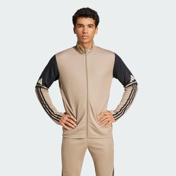 Bluza Squadra 25 Training. Brązowe bluzy z kapturem Adidas, l, bez wzorów, z materiału, z kapturem. Za 159.00 zł.