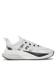 Adidas Sneakersy Alphabounce+ Bounce IG3585 Biały. Białe buty sportowe casual Adidas, bez wzorów, z materiału, bez zapięcia. Za 299.99 zł.