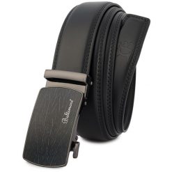 Pasek skórzany BELTIMORE r.95-110 cm A45 czarny. Czarne paski bez wzorów. Za 71.49 zł.