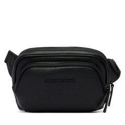 Nerka Armani Exchange. Czarne saszetki i nerki Armani Exchange, bez wzorów. Za 469.99 zł.