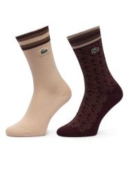 Lacoste Skarpety długie RA9244 Kolorowy. Skarpety LACOSTE, bez wzorów, z bawełny. Za 124.99 zł.