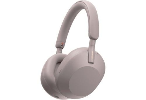 Słuchawki Sony WH-1000XM5 nauszne różowe. Czerwone słuchawki bezprzewodowe Sony. Za 1,123.99 zł.