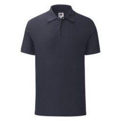 Koszulka Polo Męska Iconic. Niebieskie koszulki polo sportowe Fruit of the Loom, m, bez wzorów, bez kołnierzyka, bez ramiączek. Za 51.99 zł.