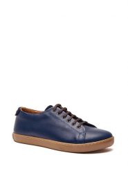 Comfortfusse Skórzane sneakersy w kolorze granatowym rozmiar: 40. Niebieskie botki sznurowane Comfortfüße, bez wzorów, ze skóry, bez zapięcia. Za 258.52 zł.