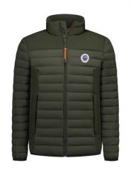 NEW ZEALAND AUCKLAND Kurtka pikowana w kolorze khaki rozmiar: XXL. Brązowe kurtki New Zealand Auckland, xxl, bez wzorów, bez kaptura. Za 416.30 zł.