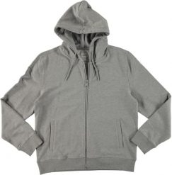 Męska Bluza Rozpinana Mustang Style Brighton Mid Grey Mélange 1016366 4140. Szare bluzy Mustang, m, bez wzorów, bez kaptura. Za 149.99 zł.