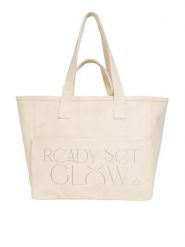 Torba Bawełniana - Ready Set Glow. Szare torby na laptopa BESHAPED, z nadrukiem. Za 199.00 zł.