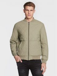 Guess Kurtka bomber M3RL08 WBS80 Zielony Regular Fit. Zielone kurtki Guess, m, z aplikacjami, z syntetyku, bez kaptura. Za 509.99 zł.