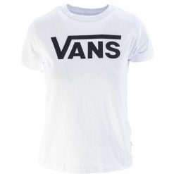Koszulka sportowa damska Vans Flying V Crew. Białe klapki Vans, z bawełny. Za 209.00 zł.