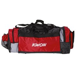 Torba sportowa taekwondo Kwon Evolution. Czerwone torby na ramię KWON, bez wzorów, z nylonu, na ramię, duże, bez dodatków. Za 218.50 zł.