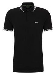 Hugo Boss Koszulka polo w kolorze czarnym rozmiar: XL. Czarne koszulki polo HUGO BOSS, xl, bez wzorów, bez kołnierzyka, bez ramiączek. Za 239.99 zł.
