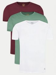Polo Ralph Lauren Komplet 3 t-shirtów 714830304030 Kolorowy Slim Fit. Koszulki polo Polo Ralph Lauren, m, bez wzorów, z bawełny, bez kołnierzyka, bez ramiączek. Za 99.99 zł.