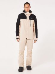Oakley Kurtka narciarska "TNP" w kolorze beżowo-czarnym rozmiar: XL. Brązowe kurtki narciarskie i snowboardowe Oakley, xl, bez wzorów, narciarskie. Za 433.49 zł.