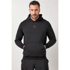 Męska Bluza z kapturem fitness sweter kaptur nadruk na plecach. Czarne bluzy z kapturem JAY-PI, m, bez wzorów, z bawełny, z kapturem. Za 349.99 zł.
