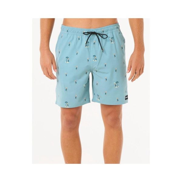 Spodenki surfingowe męskie Rip Curl Hula Breach Volley Niebieski. Niebieskie odzież kąpielowa Rip Curl, m, bez wzorów, sportowe. W wyprzedaży za 176.55 zł.