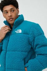 The North Face kurtka puchowa MEN S SHERPA NUPTSE JACKET męska kolor zielony zimowa. Zielone kurtki The North Face, na zimę, l, bez wzorów, z puchu, bez kaptura. W wyprzedaży za 1,049.90 zł.