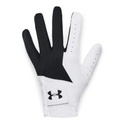 Rękawiczki golfowe Under Armour Medal. Czarne rękawiczki Under Armour, bez wzorów, z syntetyku. Za 128.50 zł.
