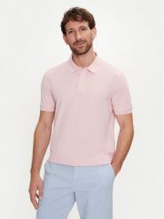 Boss Polo Pallas 50468301 Różowy Regular Fit. Czerwone koszulki polo Boss, m, bez wzorów, z bawełny, bez kołnierzyka, bez ramiączek. Za 149.99 zł.