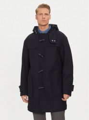 BOSS Płaszcz wełniany 50528188 Granatowy Regular Fit. Niebieskie płaszcze Boss, m, bez wzorów, z syntetyku, bez kaptura. Za 2,999.00 zł.