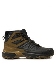 Salomon Trekkingi X Ultra Snowpilot Waterproof L47585700 Czarny. Czarne botki sznurowane Salomon, bez wzorów, z materiału, bez obcasa, bez zapięcia. Za 779.99 zł.