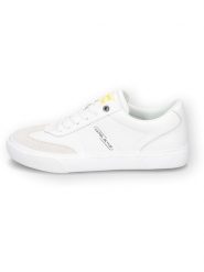 Camel Active Skórzane sneakersy "Bridge" w kolorze białym rozmiar: 45. Białe buty sportowe casual Camel Active, bez wzorów, bez zapięcia. Za 219.60 zł.