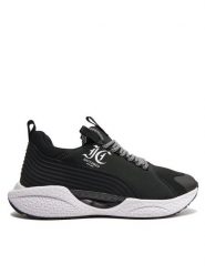 Just Cavalli Sneakersy 76QA3SH2 Czarny. Czarne buty sportowe casual Just Cavalli, bez wzorów, z materiału, bez zapięcia. Za 859.99 zł.