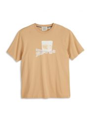 Scotch & Soda Koszulka w kolorze jasnobrązowym rozmiar: XL. Brązowe bezrękawniki Scotch & Soda, xl, bez wzorów, bez kołnierzyka, bez ramiączek. Za 118.84 zł.