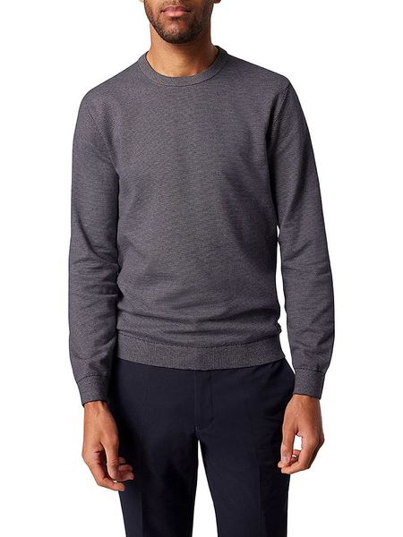 Pierre Cardin Sweter w kolorze czarno-szarym rozmiar: 3XL. Szare swetry nierozpinane Pierre Cardin, xl, bez wzorów, z bawełny, bez kołnierzyka, bez ramiączek. Za 157.45 zł.