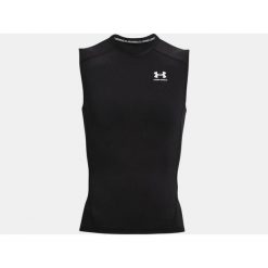 Dżersej bez rękawów Under Armour. Białe bielizna termoaktywna Under Armour, m, bez wzorów, z dżerseju, bez ramiączek, do biegania. Za 195.50 zł.