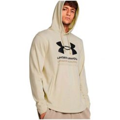 Bluza Męska Treningowa Sportowa Z Kapturem Under Armour. Brązowe bluzy z kapturem Under Armour, m, bez wzorów, z kapturem. W wyprzedaży za 167.23 zł.