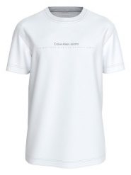 CALVIN KLEIN JEANS Koszulka w kolorze białym rozmiar: M. Białe bezrękawniki Calvin Klein Jeans, m, bez wzorów, z bawełny, bez kołnierzyka, bez ramiączek. Za 181.33 zł.