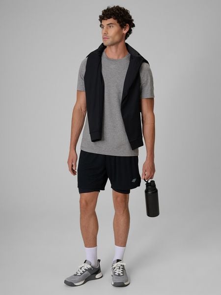 4F Spodenki treningowe szybkoschnące męskie - czarne XXL. Czarne krótkie spodenki sportowe 4F, l, bez wzorów, sportowe. Za 169.99 zł.
