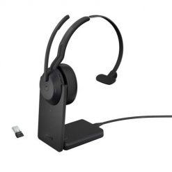 Jabra 25599-899-989 słuchawki/zestaw słuchawkowy Przewodowy i Bezprzewodowy Opaska na głowę Biuro/centrum telefoniczne Bluetooth Podstawka do ładowani. Słuchawki bezprzewodowe Jabra. Za 890.99 zł.