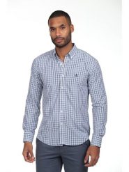 The Time of Bocha Koszula - Regular fit - w kolorze błękitnym rozmiar: XXL. Niebieskie koszule The Time of Bocha, xxl, bez wzorów, z bawełny, bez kołnierzyka, bez ramiączek. Za 130.99 zł.