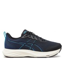 Buty do biegania Asics. Czarne buty do biegania ASICS, bez wzorów, bez zapięcia, do biegania. Za 359.99 zł.