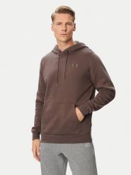 Under Armour Bluza Ua Essential 1373880 Brązowy ciemny Loose Fit. Brązowe bluzy Under Armour, m, bez wzorów, z bawełny, bez kaptura. Za 279.99 zł.