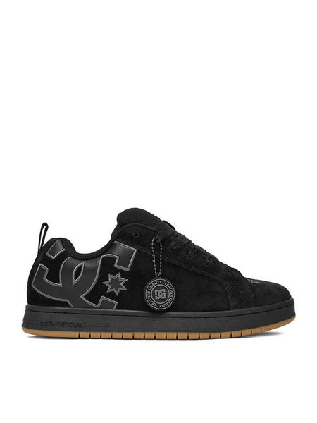DC Shoes Sneakersy CEOWB-V5-10116M Czarny. Czarne buty sportowe casual DC Shoes, bez wzorów, ze skóry, bez zapięcia. Za 279.99 zł.
