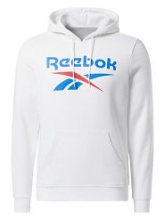 Reebok Bluza w kolorze białym rozmiar: L. Białe bluzy Reebok, l, bez wzorów, z kapturem. Za 140.53 zł.