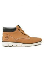 Timberland Trzewiki Bradstreet Chukka A1989/TB0A19892311 Brązowy. Brązowe botki sznurowane Timberland, bez wzorów, z nubiku, bez obcasa, bez zapięcia. Za 719.99 zł.