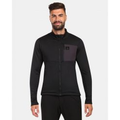 Strato intermedio in pile da uomo Kilpi ERIN-M. Czarne bluzy Kilpi, na zimę, m, bez wzorów, bez kaptura. Za 370.41 zł.