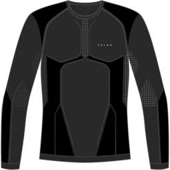 Koszulka z długim rękawem Falke Warm. Czarne bielizna termoaktywna Falke, m, bez wzorów, bez ramiączek. Za 275.85 zł.