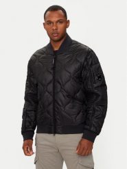 C.P. Company Kurtka bomber 17CMOW010A110158A Czarny Regular Fit. Czarne kurtki C.P. Company, m, bez wzorów, z syntetyku, bez kaptura. Za 1,299.00 zł.