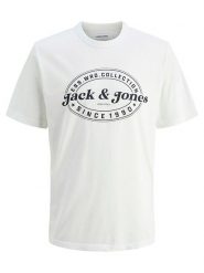 Jack & Jones Koszulka "Jjedover" w kolorze białym rozmiar: L. Białe bezrękawniki Jack & Jones, l, bez wzorów, z bawełny, bez kołnierzyka, bez ramiączek. Za 61.60 zł.