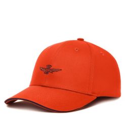Czapka z daszkiem Aeronautica Militare. Brązowe czapki z daszkiem Aeronautica Militare, bez wzorów. Za 239.99 zł.