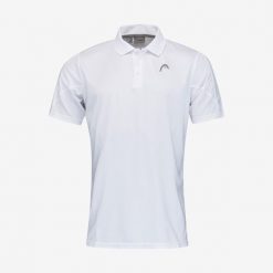 Koszulka polo męska CLUB 22 Tech. Białe koszulki polo Head, m, bez wzorów, z materiału, bez kołnierzyka, bez ramiączek, tenisowe. Za 191.50 zł.