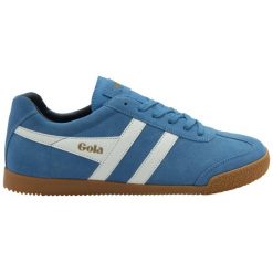 Sneakersy Gola Harrier. Białe buty sportowe casual Gola, bez wzorów, bez zapięcia. Za 427.50 zł.