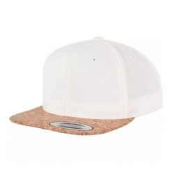 Czapka Z Daszkiem Cork Snapback Cap. Brązowe czapki z daszkiem FLEXFIT, bez wzorów, z materiału. Za 109.99 zł.